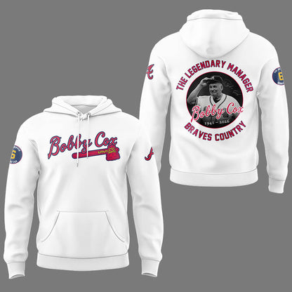 “Remembering Bobby Cox – The Legendary Manager”⚾🪓 Hoodie