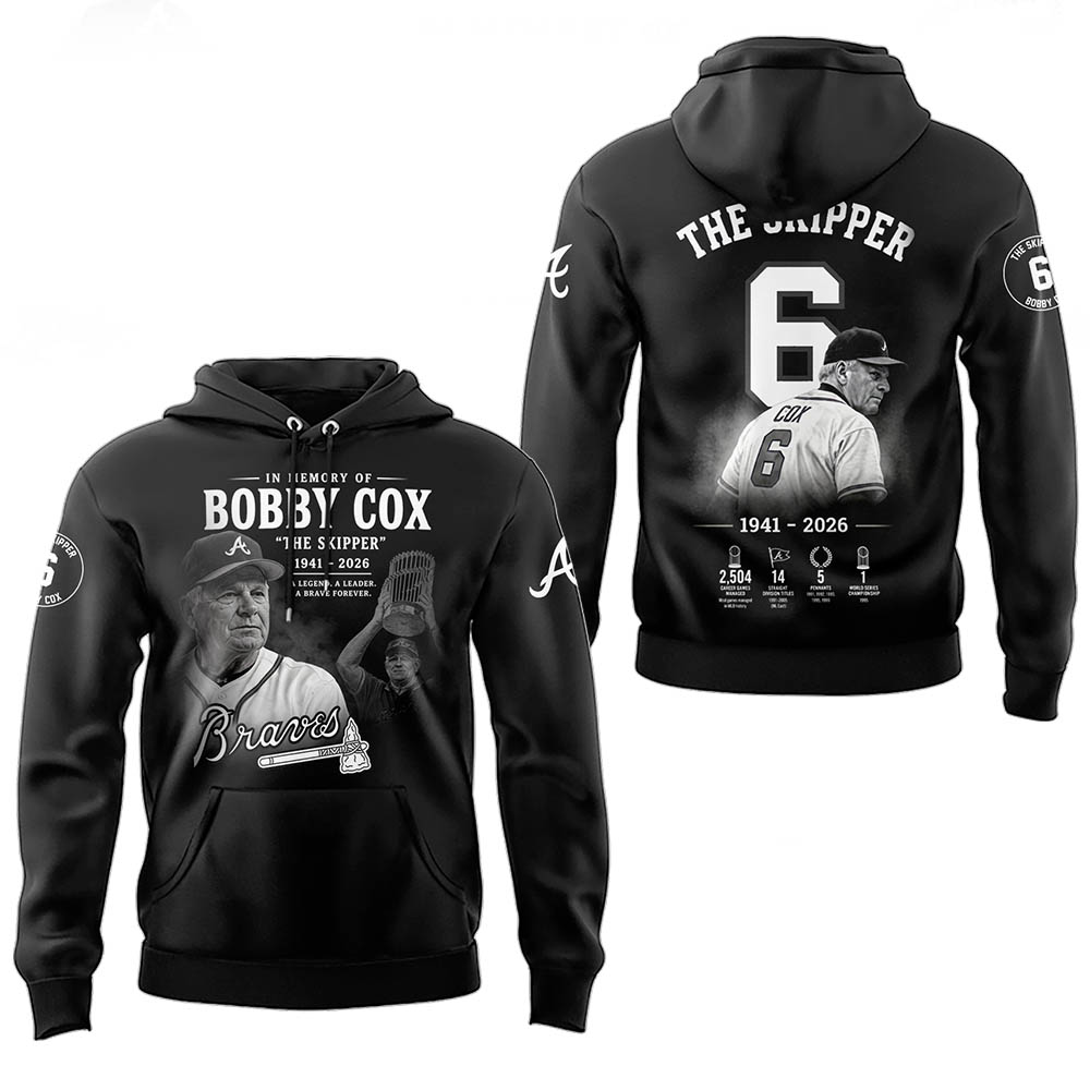 “Remembering Bobby Cox – The Legendary Manager”⚾🪓 Hoodie