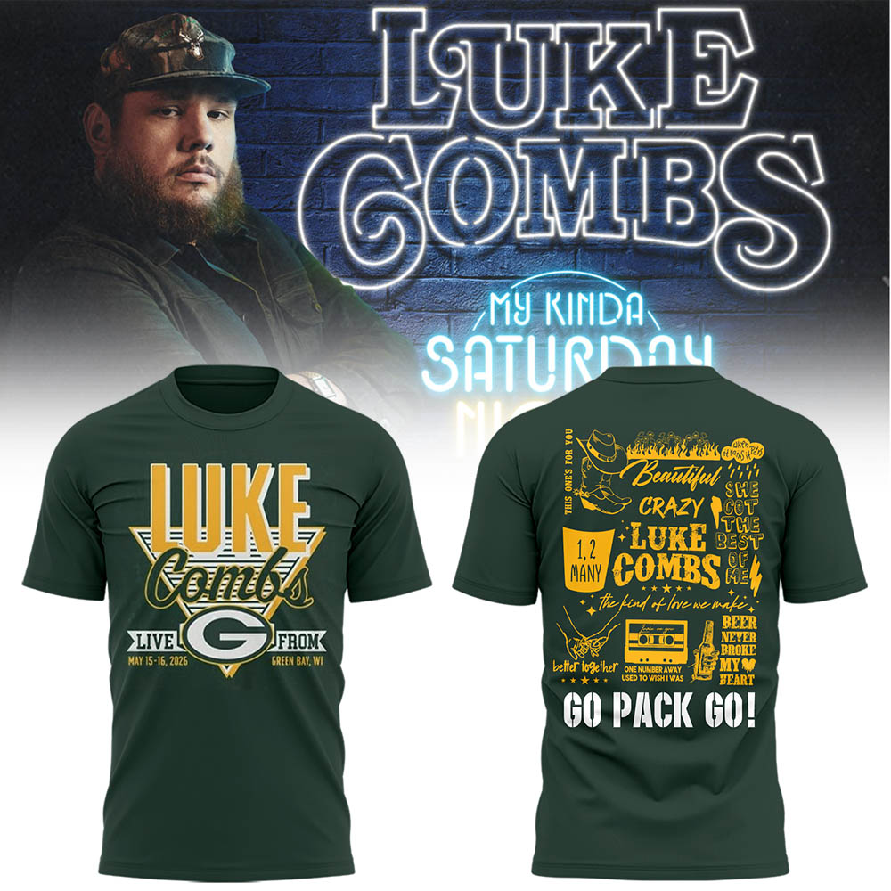 Limited Edition “My Kinda Saturday Night Tour” at Lambeau Field Tshirt