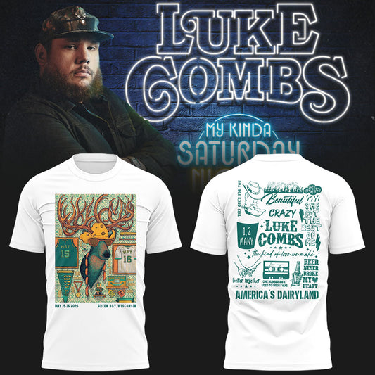 Limited Edition “My Kinda Saturday Night Tour” at Lambeau Field Tshirt