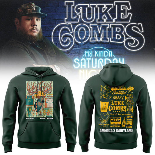 Limited Edition “My Kinda Saturday Night Tour” At Lambeau Field Hoodie