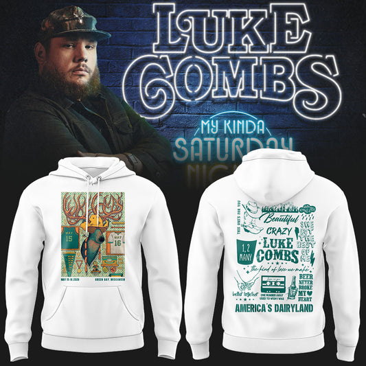 Limited Edition “My Kinda Saturday Night Tour” At Lambeau Field Hoodie