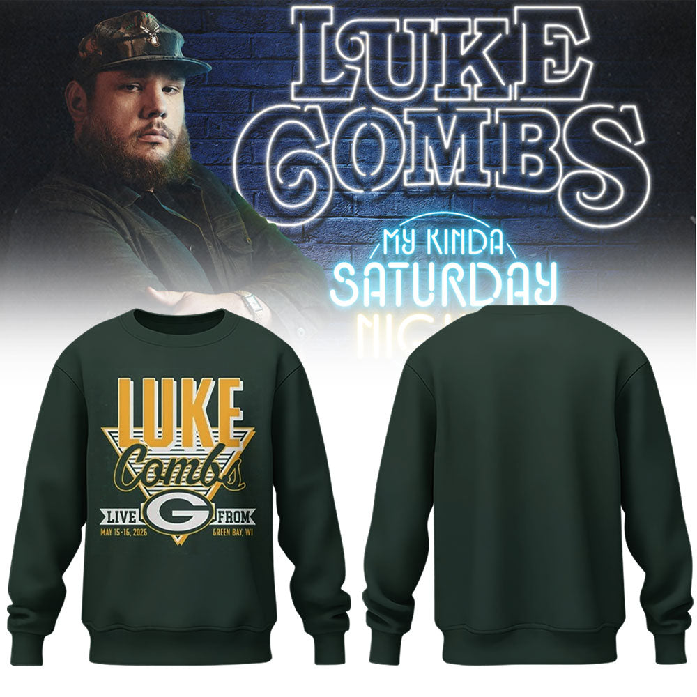 Limited Edition “My Kinda Saturday Night Tour” at Lambeau Field Sweatshirt