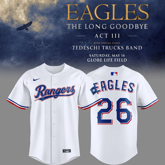 Limited Editon The Long Goodbye Act III At Globe Life Field, Arlington Jersey