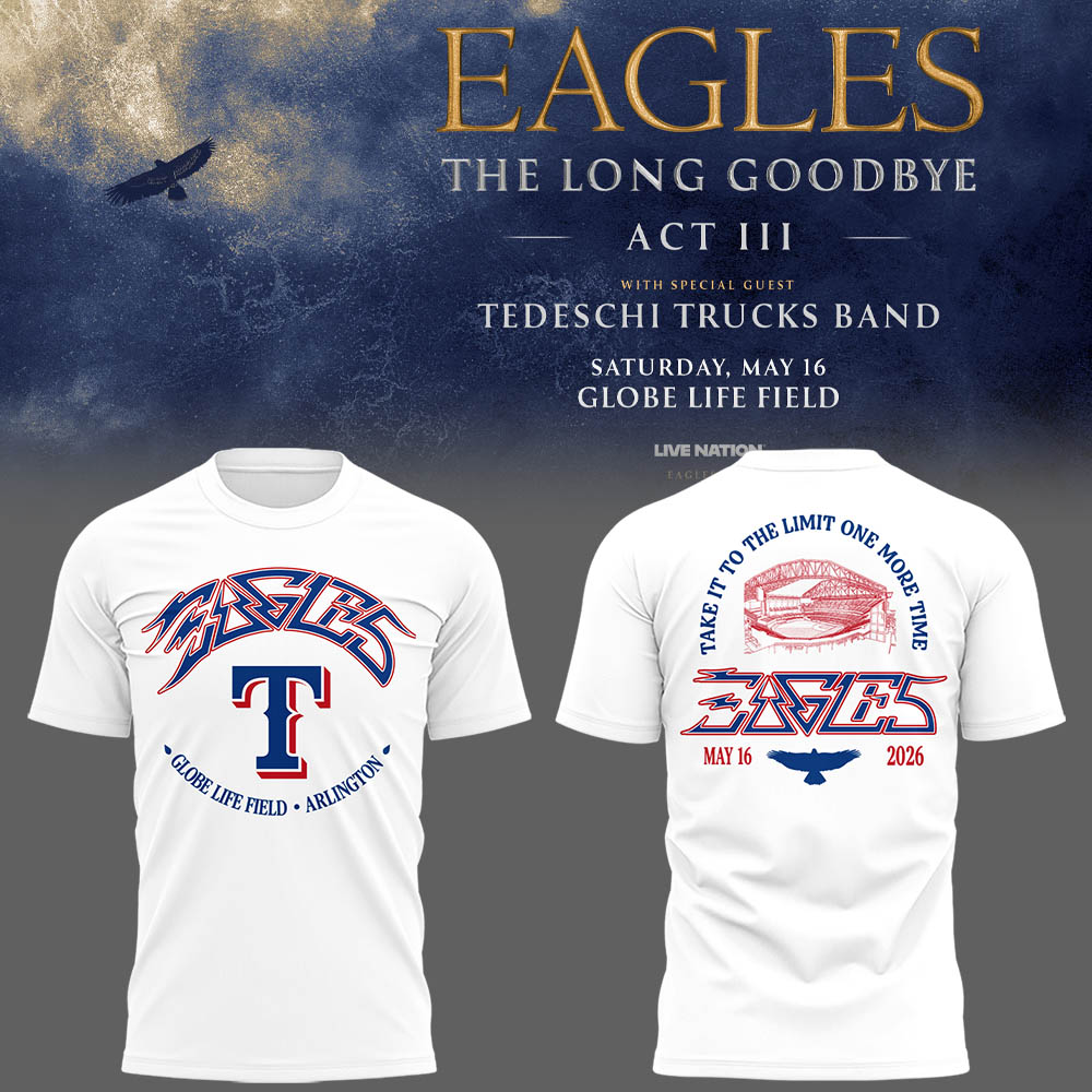 Limited Edition The Long Goodbye Act III At Globe Life Field, Arlington Shirt