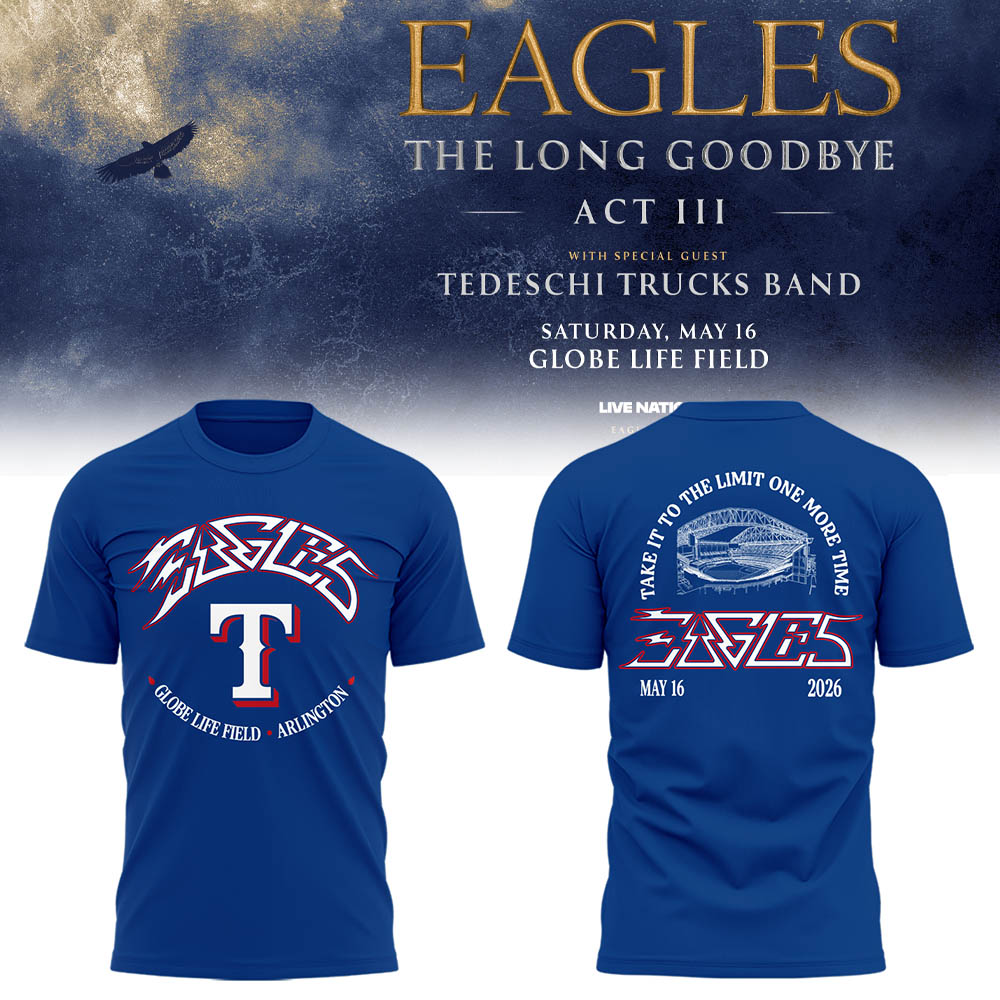 Limited Edition The Long Goodbye Act III At Globe Life Field, Arlington Shirt
