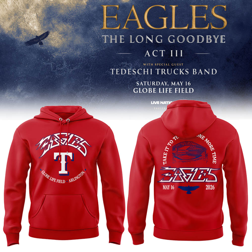 Limited Edition The Long Goodbye Act III At Globe Life Field, Arlington Hoodie
