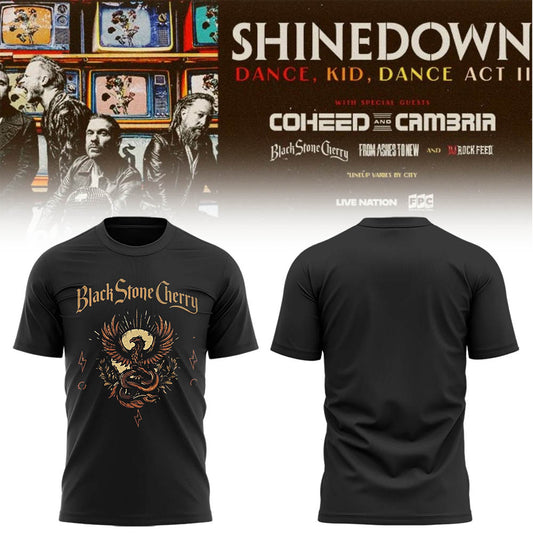 Limited Edition SHINEDOWN “Dance, Kid, Dance Act II Tour” 2026 Shirt