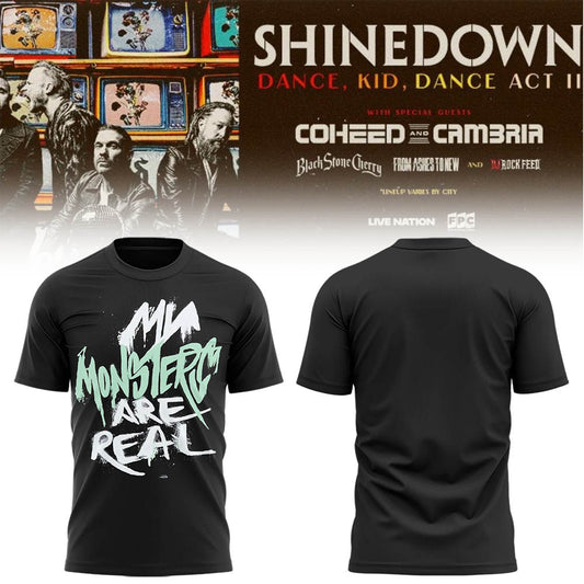 Limited Edition SHINEDOWN “Dance, Kid, Dance Act II Tour” 2026 Shirt