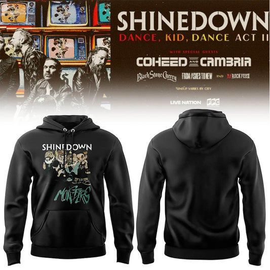 Limited Edition SHINEDOWN “Dance, Kid, Dance Act II Tour” 2026 Hoodie