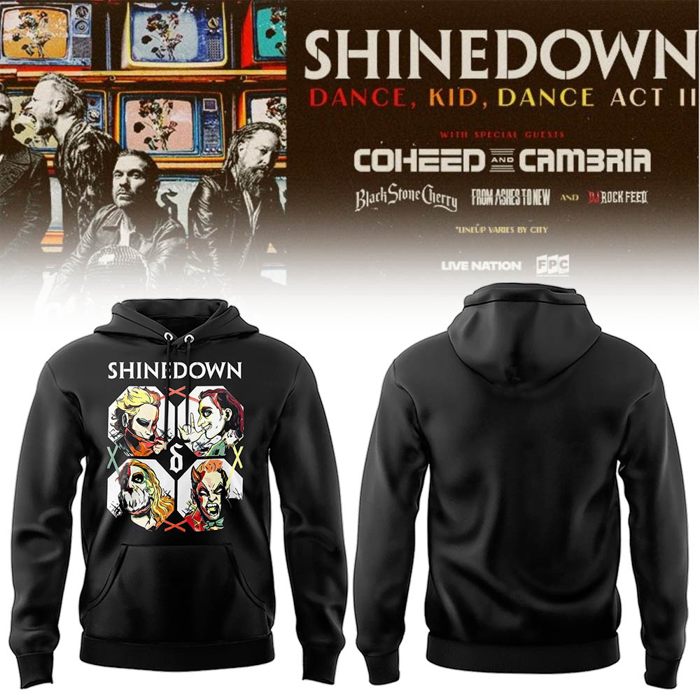 Limited Edition SHINEDOWN “Dance, Kid, Dance Act II Tour” 2026 Hoodie