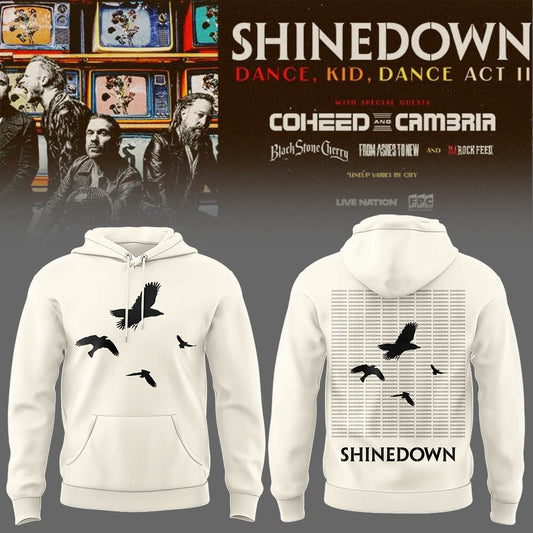 Limited Edition SHINEDOWN “Dance, Kid, Dance Act II Tour” 2026 Hoodie