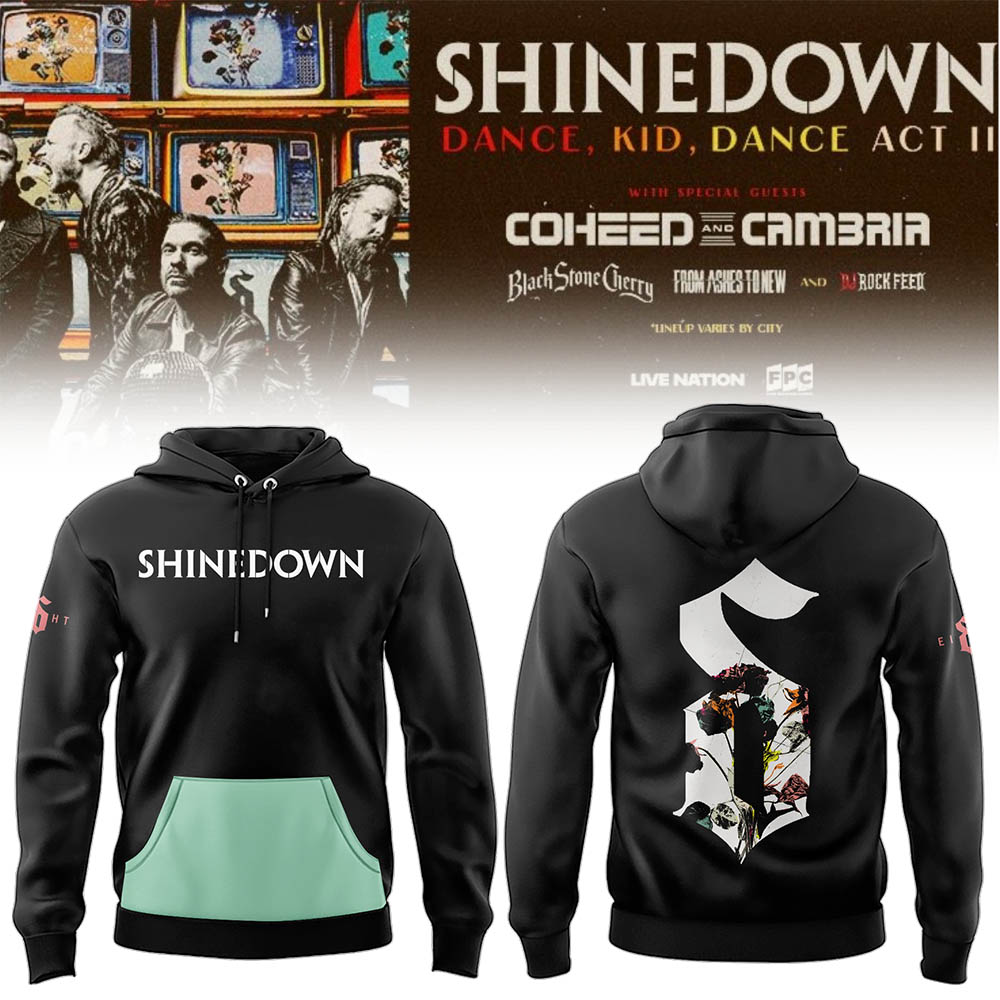 Limited Edition SHINEDOWN “Dance, Kid, Dance Act II Tour” 2026 Hoodie