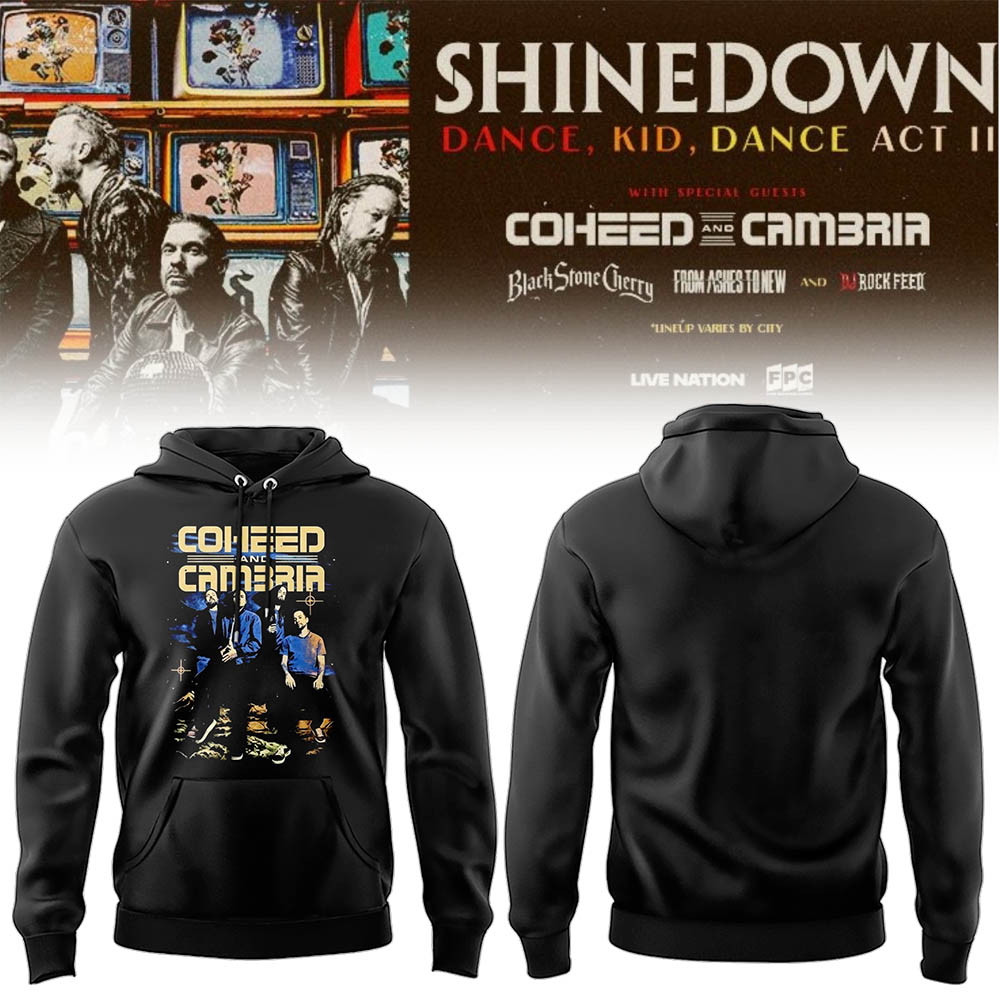 Limited Edition SHINEDOWN “Dance, Kid, Dance Act II Tour” 2026 Hoodie