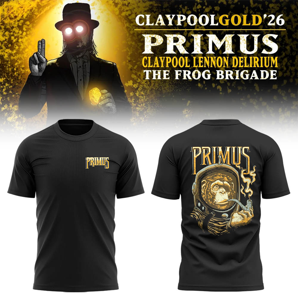 Limited Edition Claypool Gold Tour 2026 TShirt