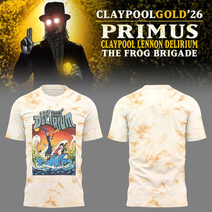 Limited Edition Claypool Gold Tour 2026 TShirt