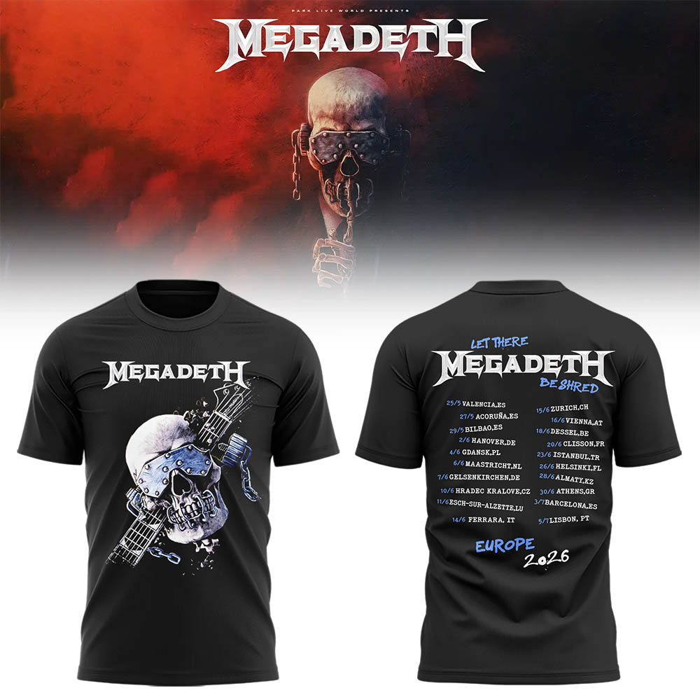 Limited Edition European Dates for Their 2026 Farewell Tour Shirt