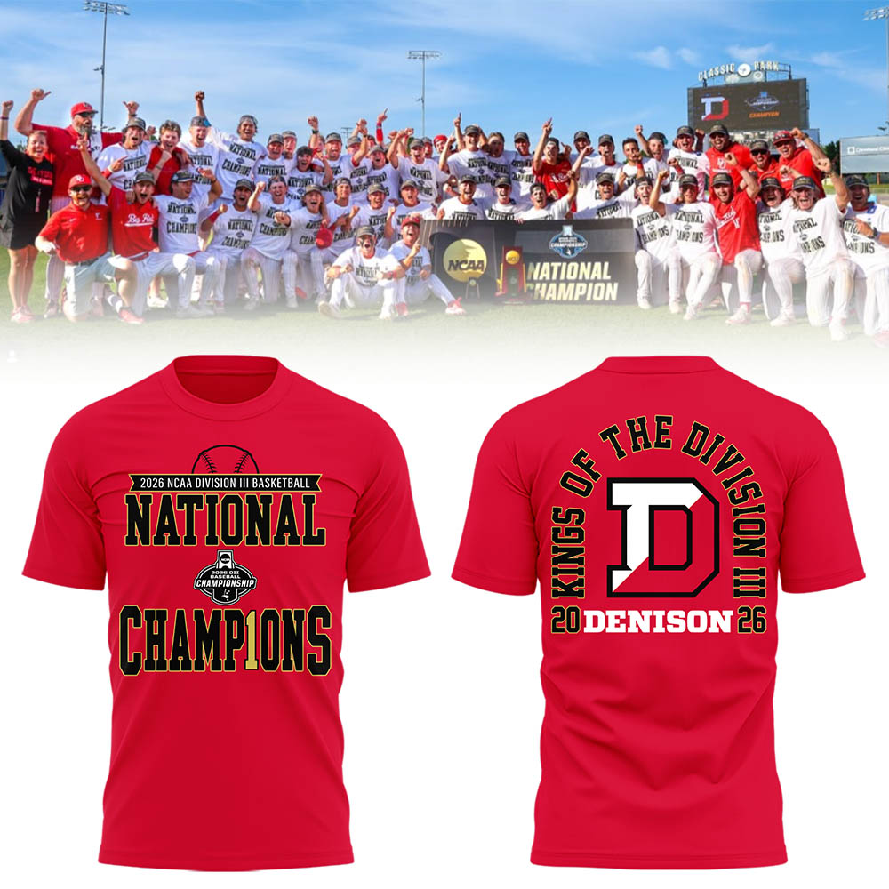 Big Red 2026 Division III Baseball National Champions ⚾🏆Shirt