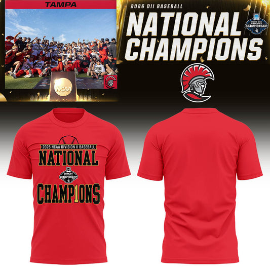 Spartans 2026 Division II Baseball National Champions ⚾🏆Shirt