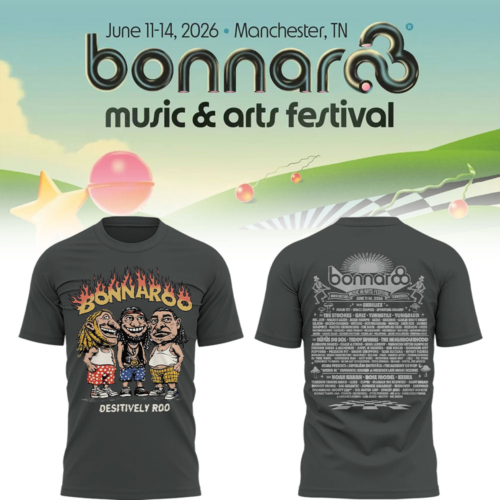 Limited Edition Bonnaroo Music & Arts Festival 2026 Tshirt