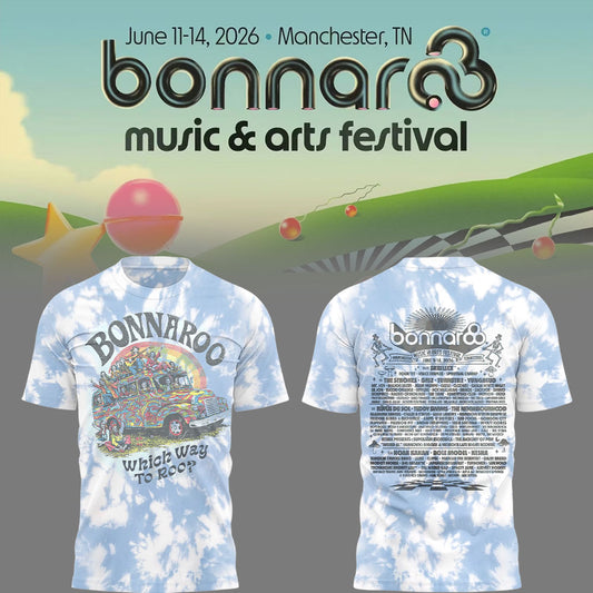 Limited Edition Bonnaroo Music & Arts Festival 2026 Tshirt