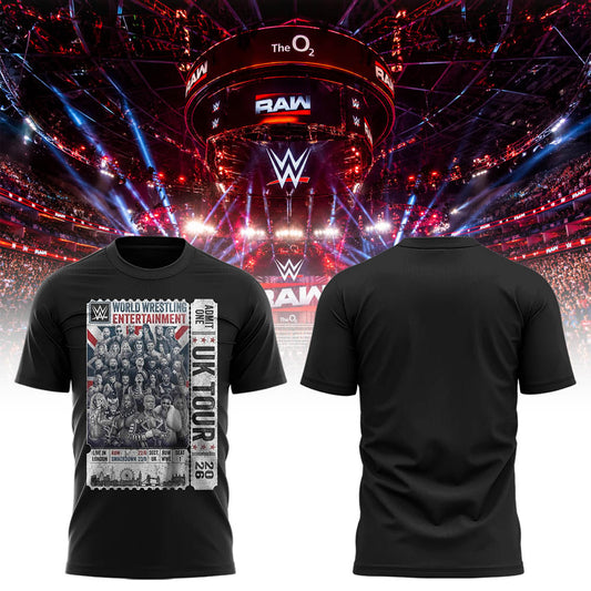 Limited Edition W.W.E SmackDown At The O2, London Shirt