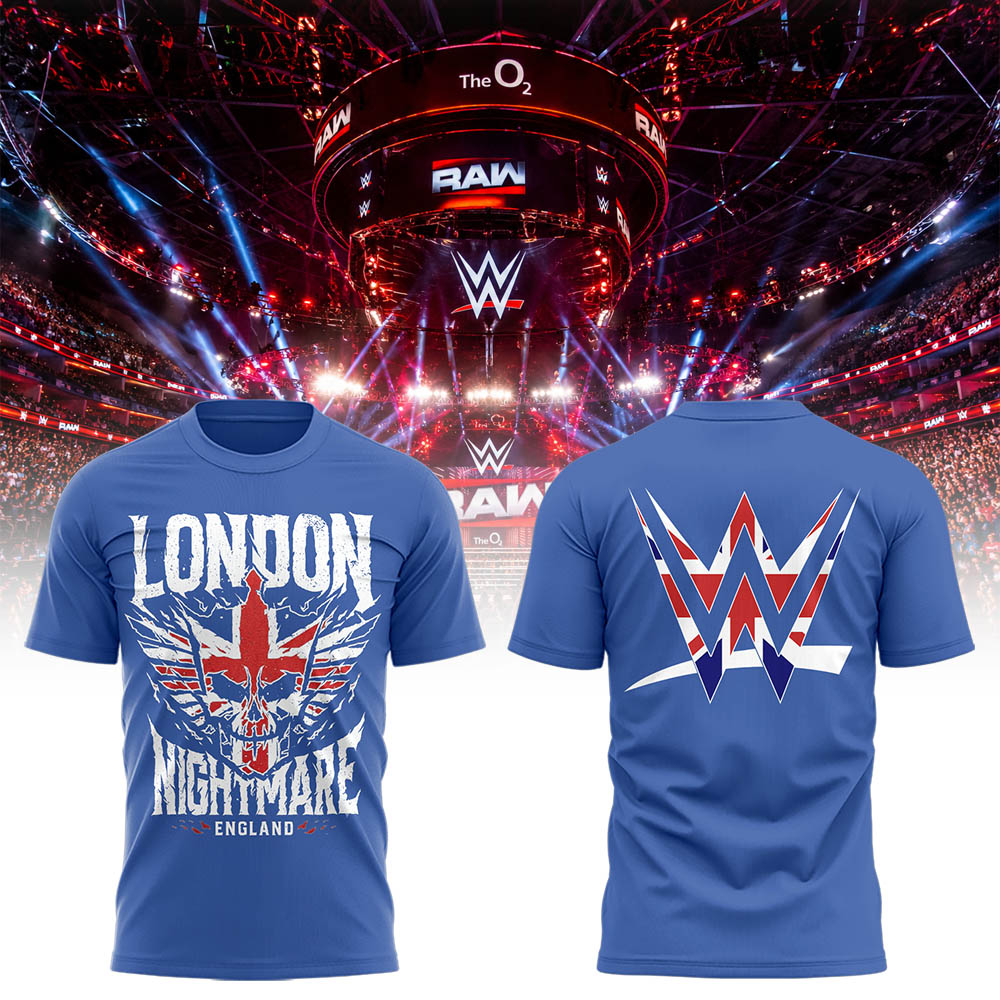 Limited Edition W.W.E SmackDown At The O2, London Shirt