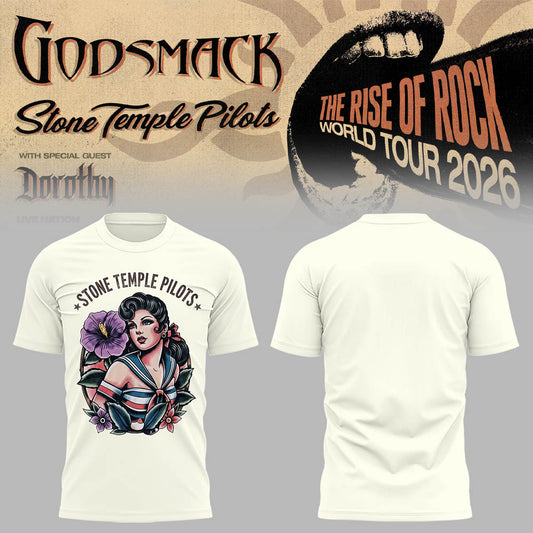 Limited Edition “The Rise Of Rock” Tour 2026 Tshirt