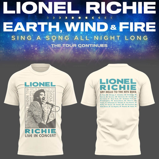 Sing A Song All Night Long Tour 🎤🎶 TShirt