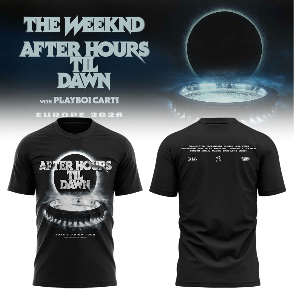 Limited Edition After Hours Til Dawn Tour Shirt