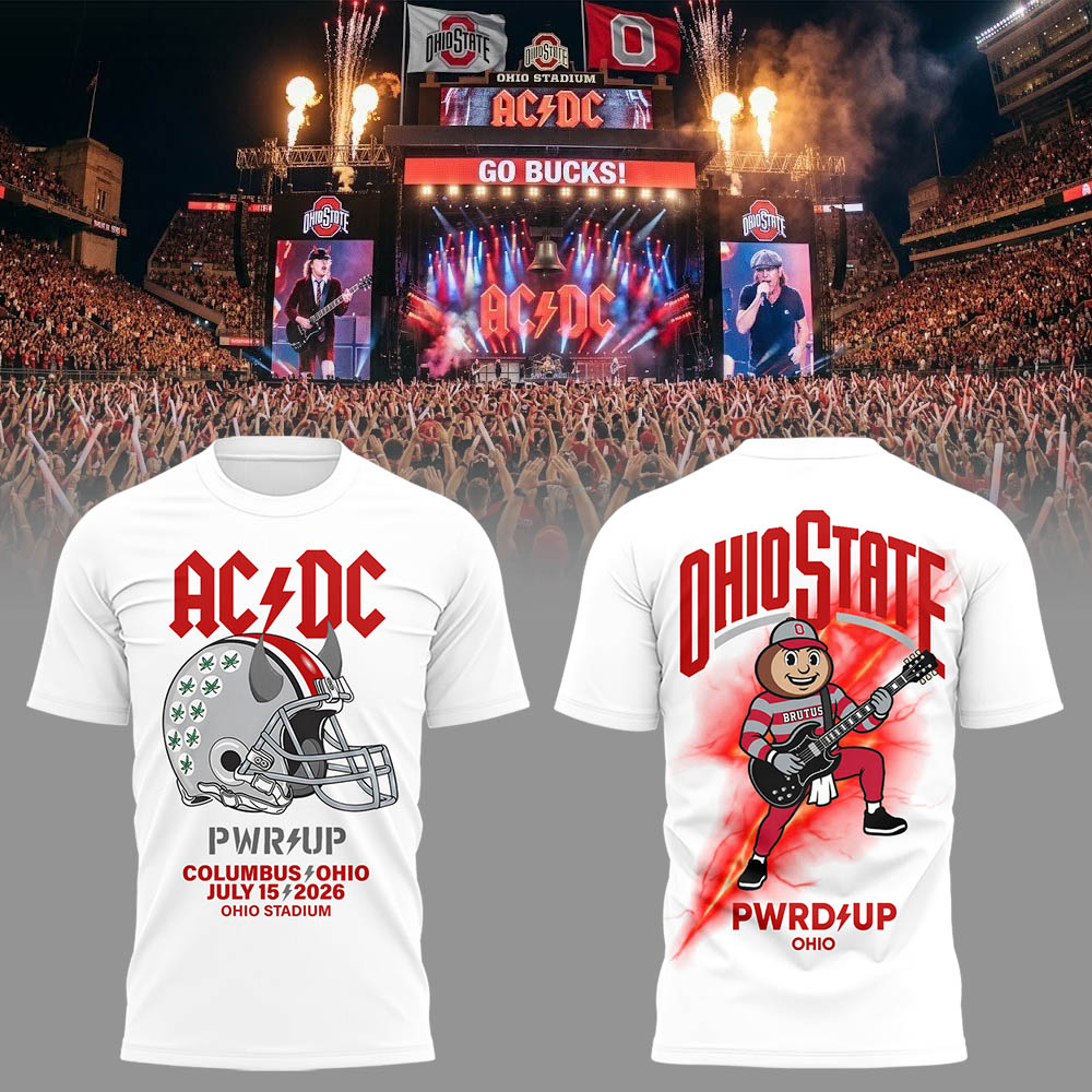Limited Edition POWER UP Tour 2026 At Ohio Stadium TShirt