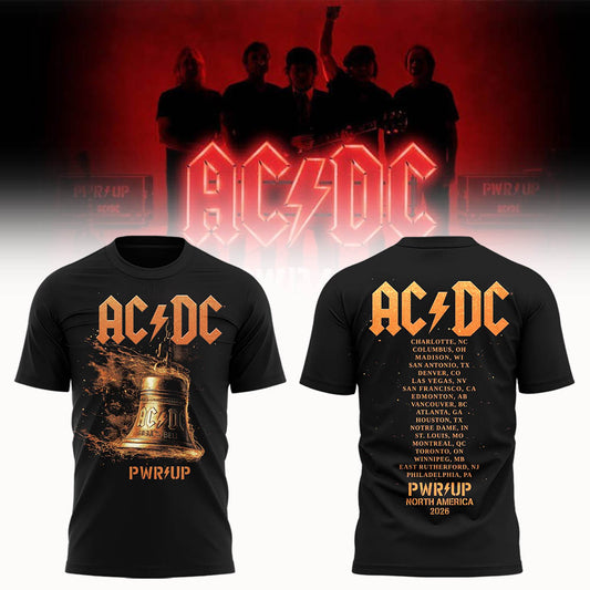 Limited Edition POWER UP Tour 2026 At Camp Randall Stadium TShirt