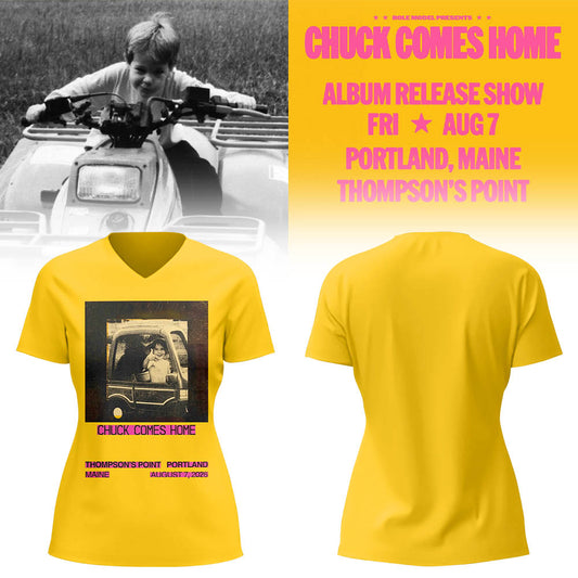 Limited Edition Chuck Comes Home Show in Maine V-neck TShirt