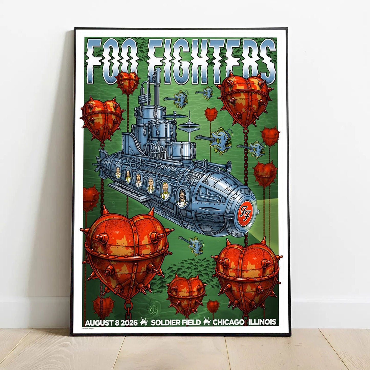 FF 🎸🎤 “Take Cover Tour 2026” in Chicago,IL Poster