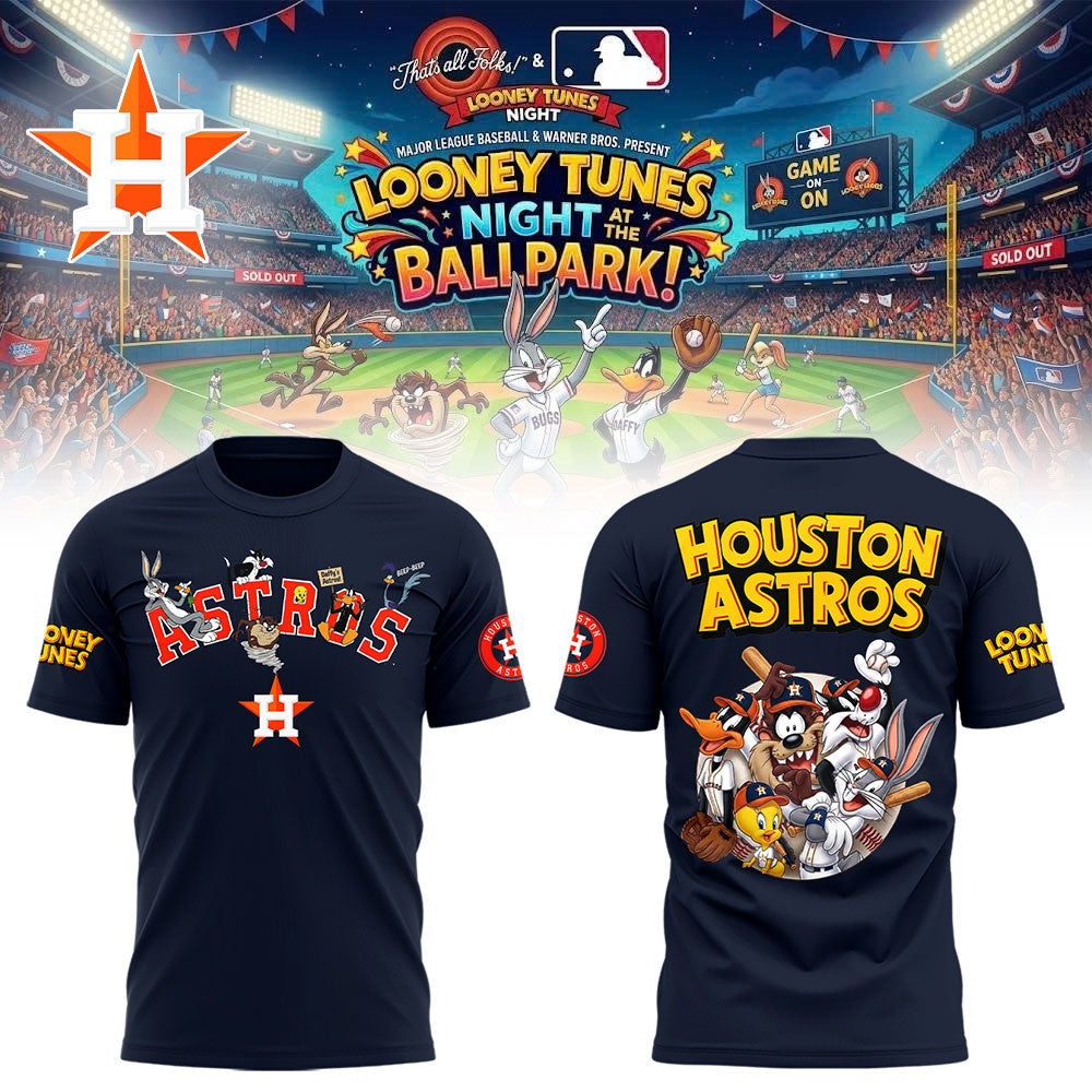 Limited Edition Astros x Looney Tunes 2026 TShirt-LL260829051