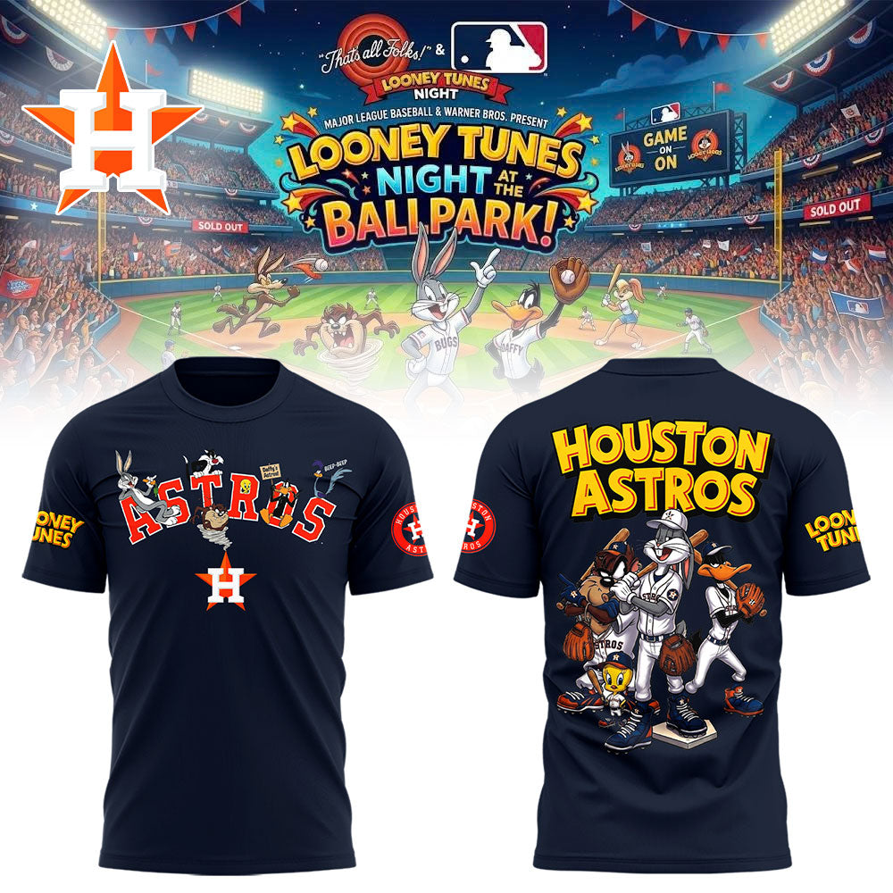 Limited Edition Astros x Looney Tunes 2026 TShirt-LL260829052