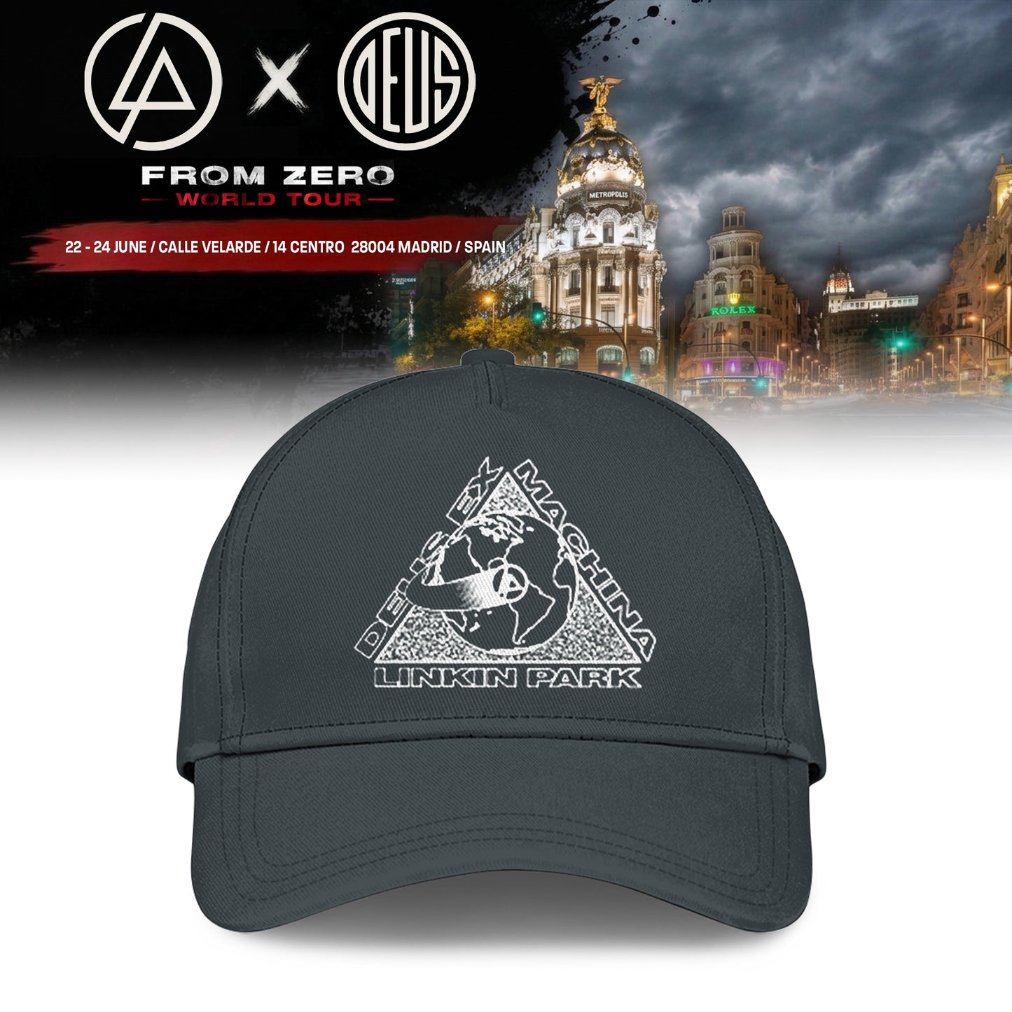LINKIN PARK x DEUS EX MACHINA World Tour 2026 Limited Edition CAP