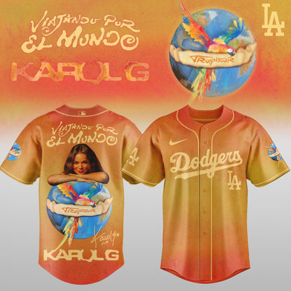 .Baseball x Karol G – Nos Vamos de Tour JERSEY(All Team)