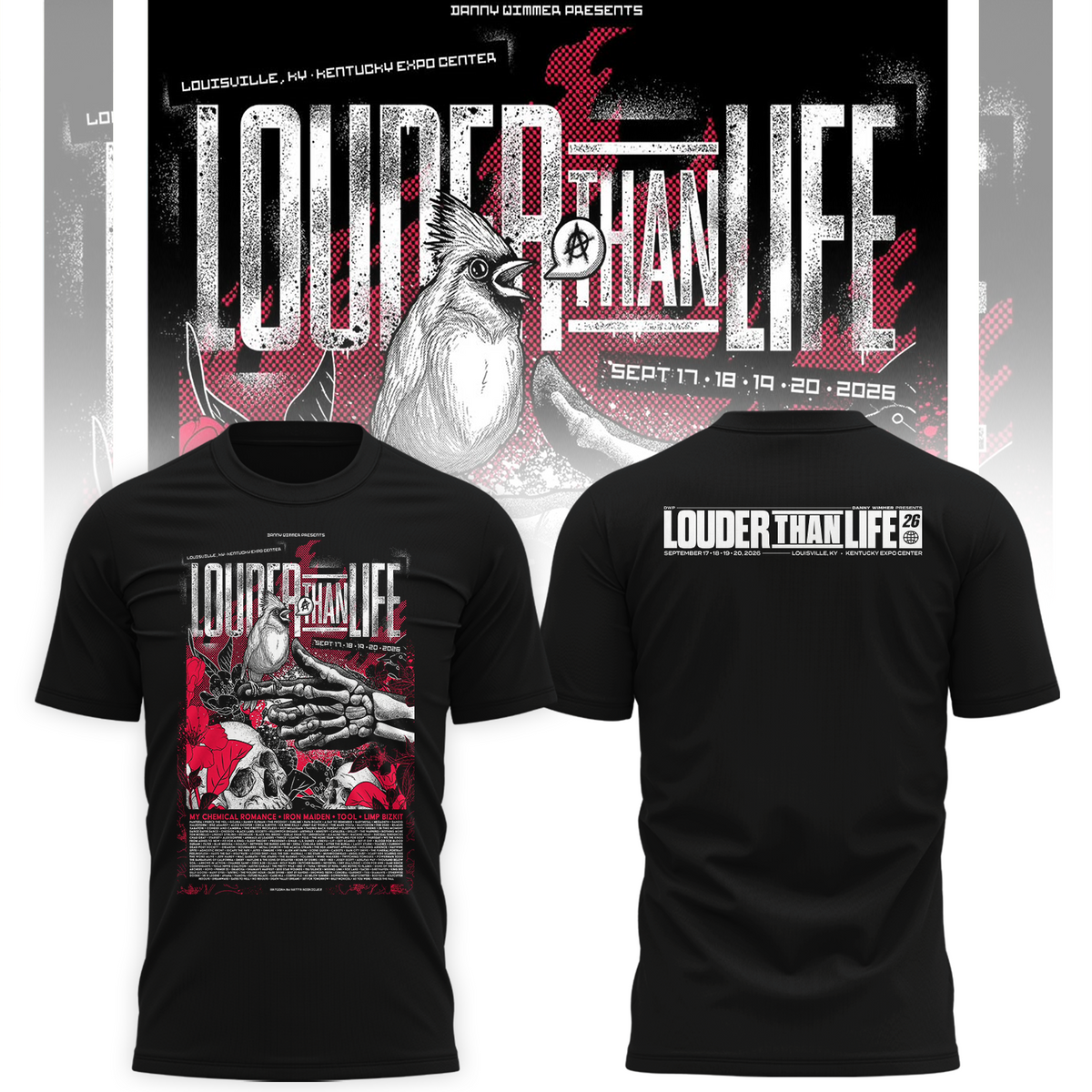Louder Than Life Festival 2026 Merch At Kentucky Expo Center In Louisville KY On September 17 18 19 20 Tshirt