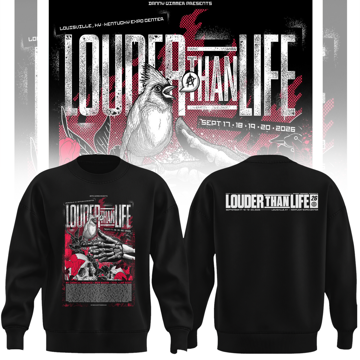 Louder Than Life Festival 2026 Merch At Kentucky Expo Center In Louisville KY On September 17 18 19 20 Sweater