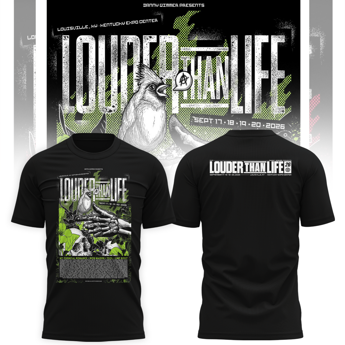 Louder Than Life Festival 2026 Merch At Kentucky Expo Center In Louisville KY On September 17 18 19 20 Tshirt