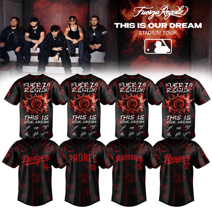 Fuerza Regida “This Is Our Dream Stadium Tour” 2026 Limited Edition Signature – Jersey 2