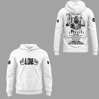 Limited Edition Remembering The Life And Legacy Of Lou Holtz Hoodie