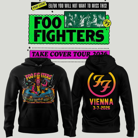 Limited Edition Take Cover Tour 2026 At Ernst-Happel-Stadion, Vienna Hoodie