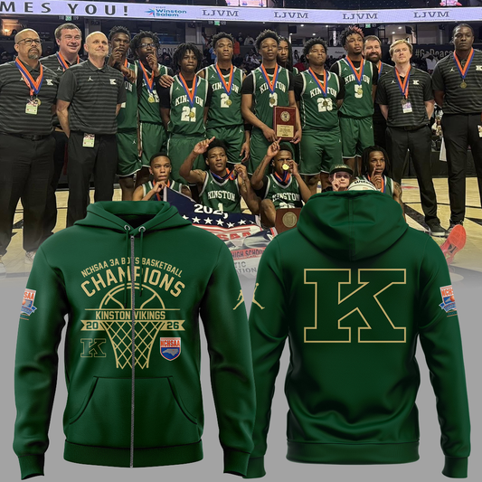 Limited Edition 3A Boys Basketball Champions 🏀🏆 ZipHoodie