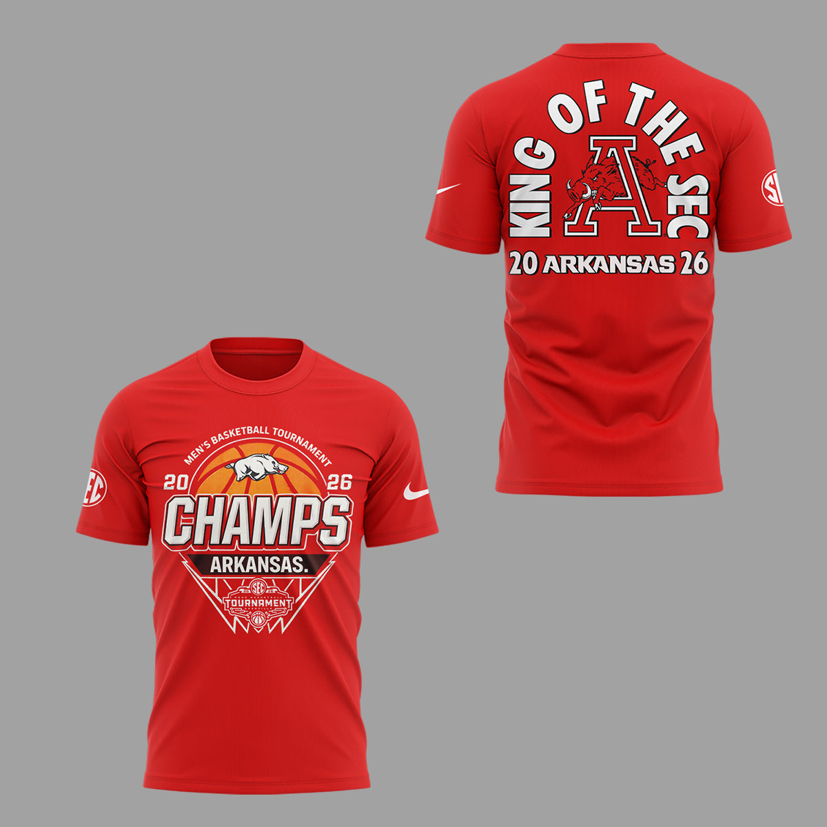 Limited Edition Razorbacks The Tournament Champions🏆TShirt