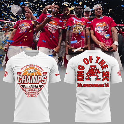 Limited Edition Razorbacks The Tournament Champions🏆TShirt