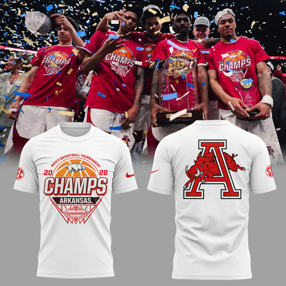 Limited Edition Razorbacks The Tournament Champions🏆TShirt
