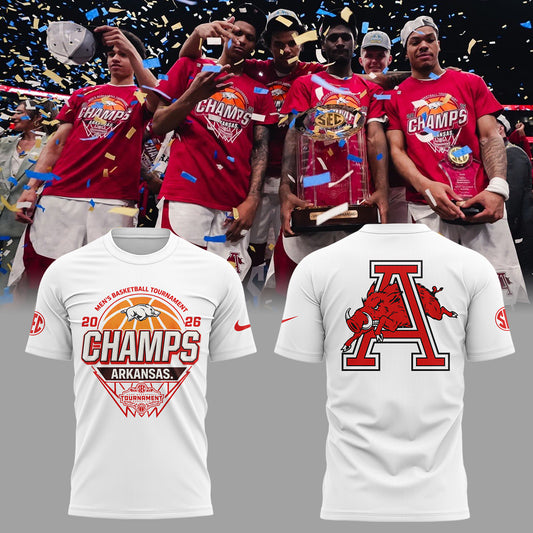 Limited Edition Razorbacks The Tournament Champions🏆TShirt