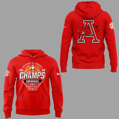 Limited Edition Razorbacks The Tournament Champions🏆Hoodie
